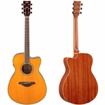 Yamaha FSC-TA VT TransAcoustic Cutaway Acoustic-Electric Guitar, Vintage Tint